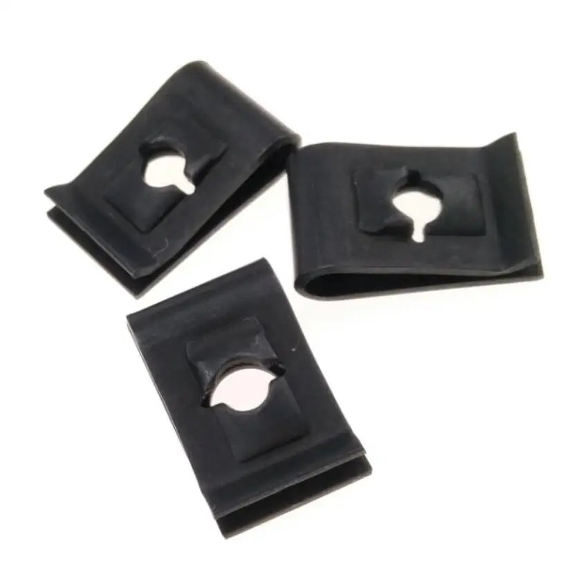Black Oxide Metal Steel Clip Nuts for Sheet Locking Fastener