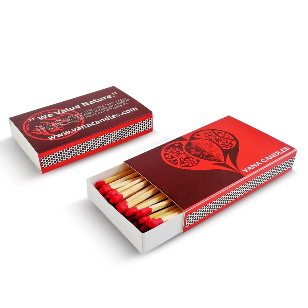 High Quality customized match boxes safety candle matches