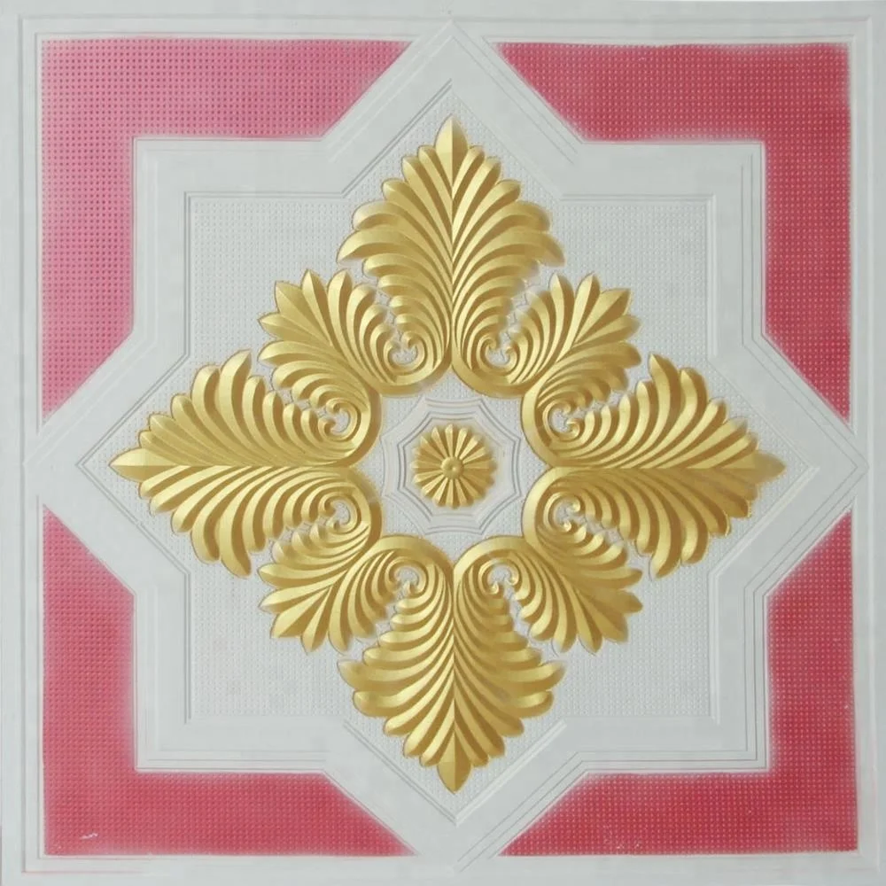 Square Edge Heat Insulation Function GRG Gypsum Tiles/Glass Fiber Reinforced Plaster Ceiling