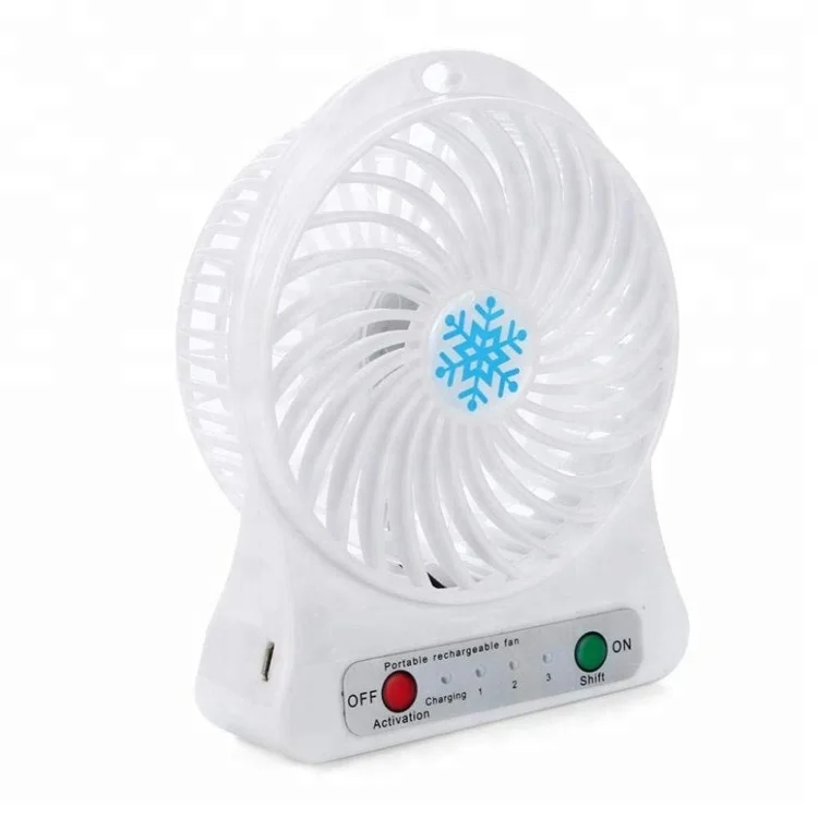 Newest Products Mini Portable Uab Fan air Cooling Travel Handheld Rechargeable Fan with Battery and LED Light Oem Palm Leaf Fan