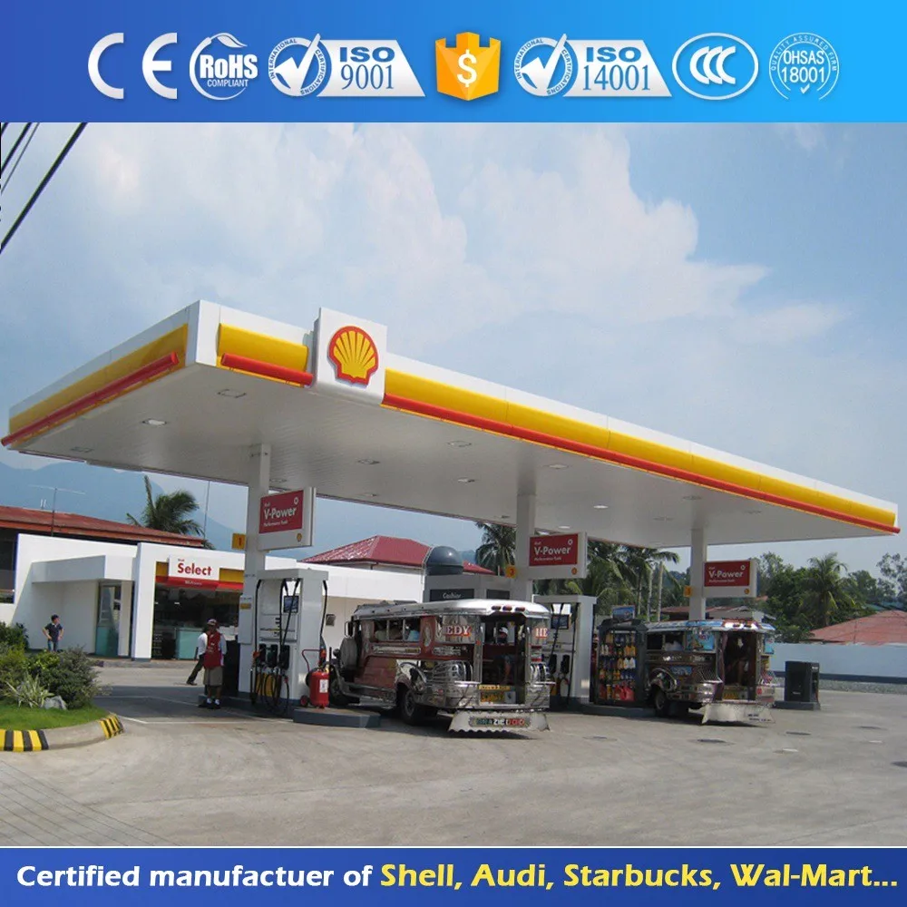 
Anti Wind Steel Structure Petrol Station Canopy Anti Wind Steel Structure Petrol Station Canopy