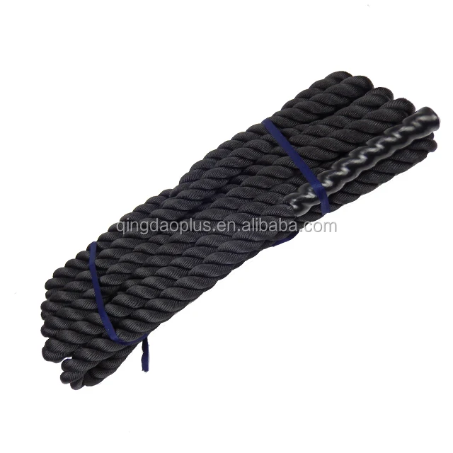 
crossfit gym black color battle ropes 