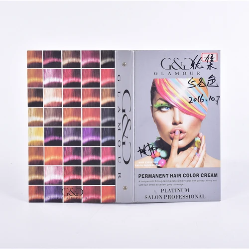 OEM Wholesale professional quality silky hair weave color mixing chart swatches