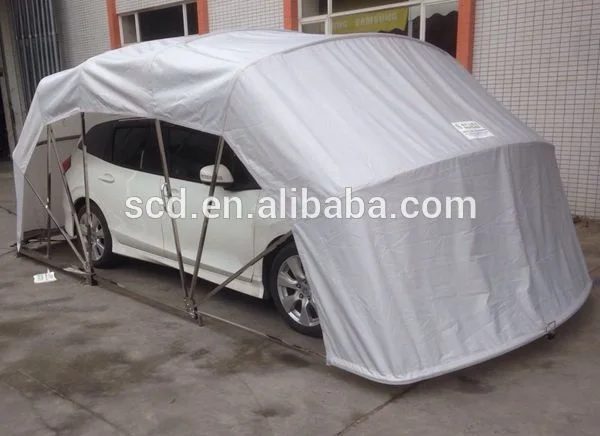 Manual Control Outdoor Car Covers Folding Garage Cover Tent