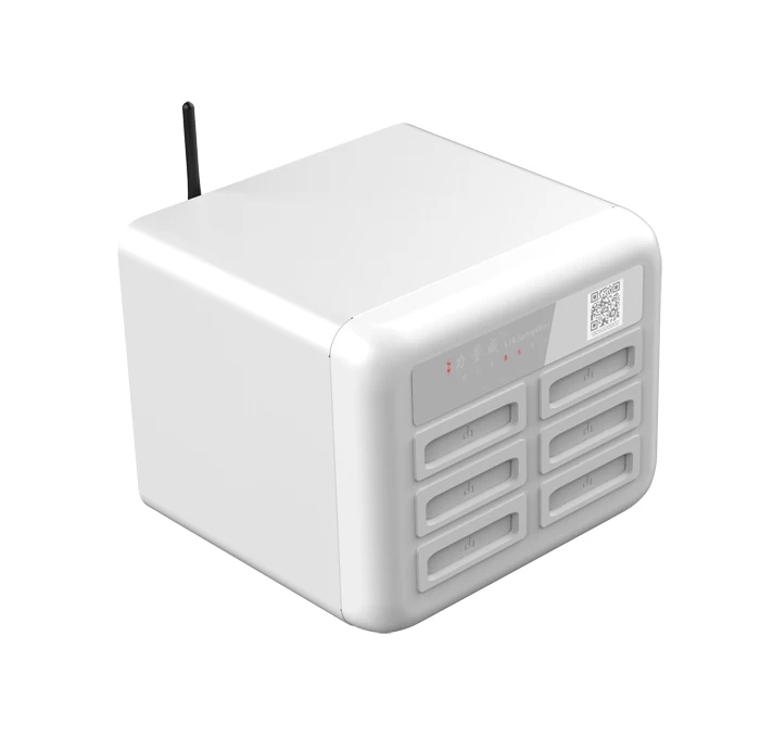 
Power bank box with 6 slots rental station 