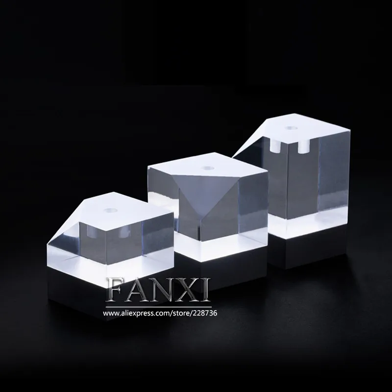 FANXI Chines Delicate Clear Acrylic Jewelry Bangle Watch Display Holder Stand Set Shop Frosted Exhibitor Watch Display Cabinet