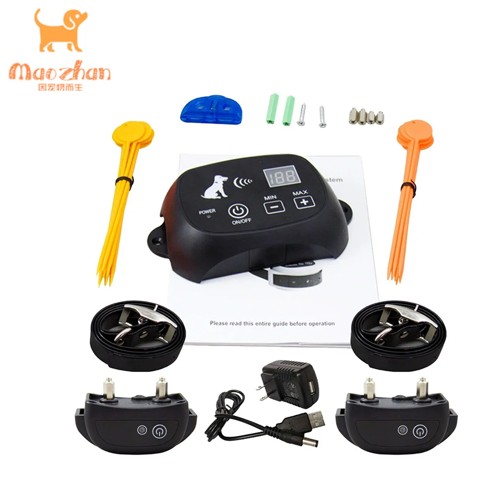 Hot Seller Outdoor Electronic Wireless Pet Fence Rechargeable No Wired Electric Dog Fence