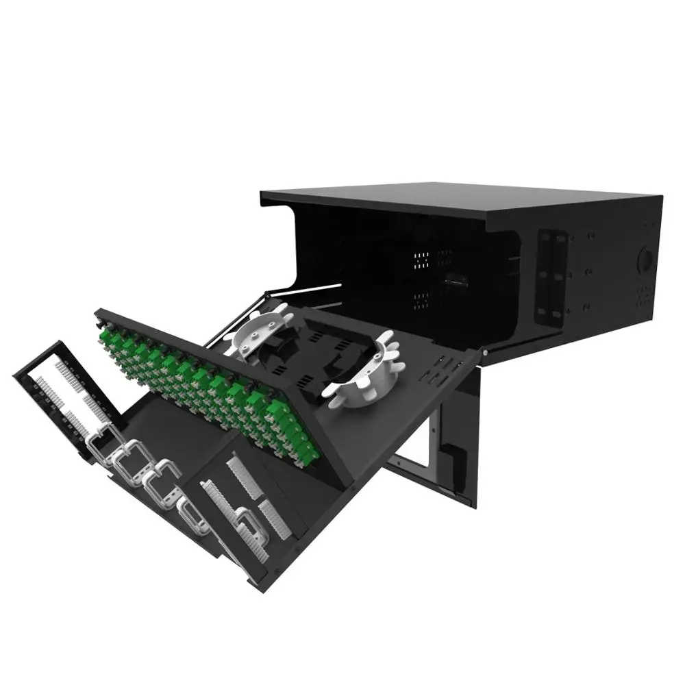 12 24 48 72 96 144 ports fiber optic patch panel cabinet odf optical fiber main distribution frame price