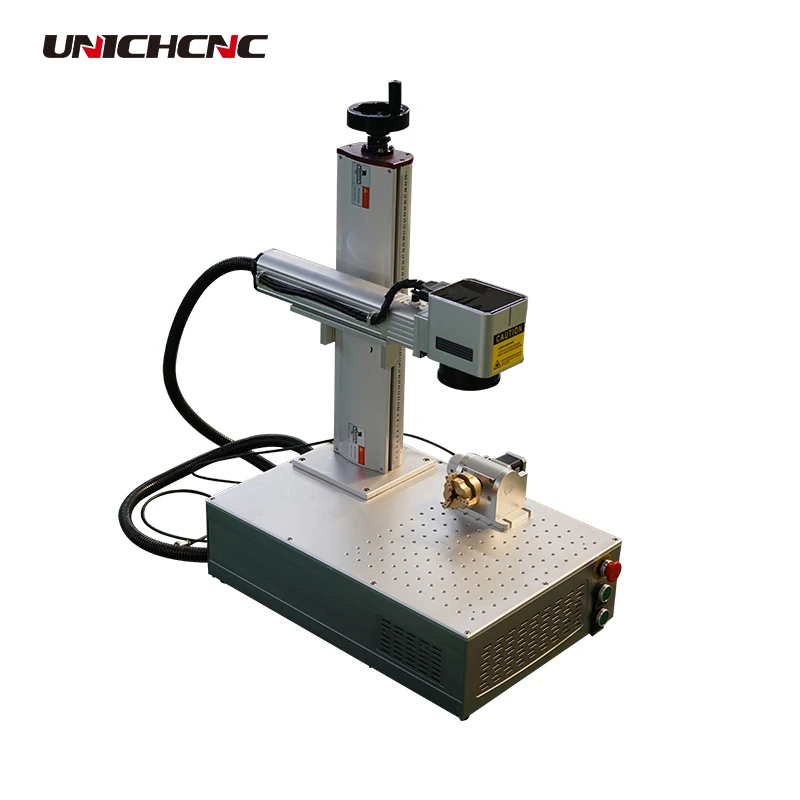 discount price 20w 30w 50w raycus jpt Portable mini small metal 3D fiber laser marking machine for sale