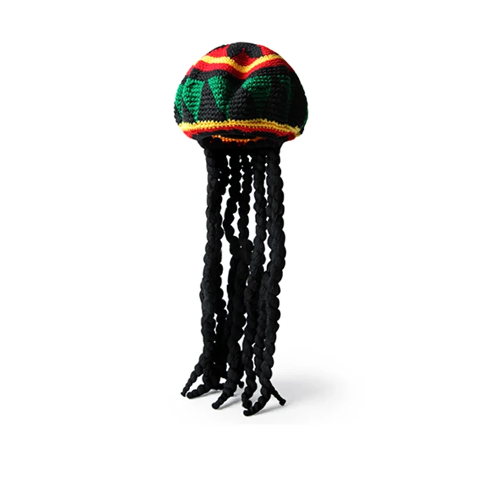 Jamaican Rasta вязаная шапка повседневная мужская вязаная шапка регги взрослая вязаная шапка