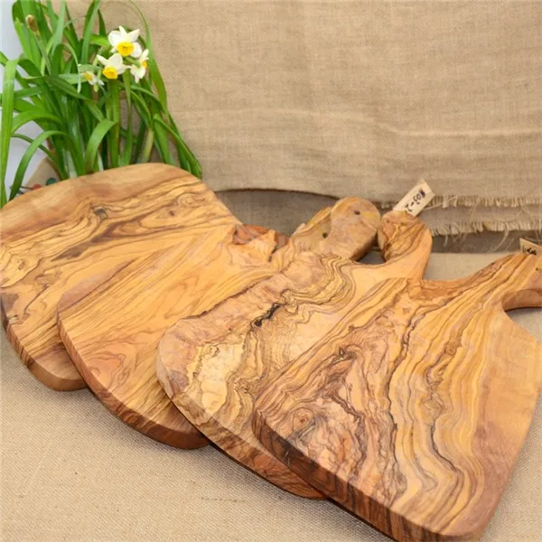 OL001 30CM Online Shopping Italian Butcher Wooden Olive Chopping Board