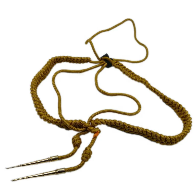 Hot Factory Supplier Custom Braided Gold Mylar Cord for Uniform