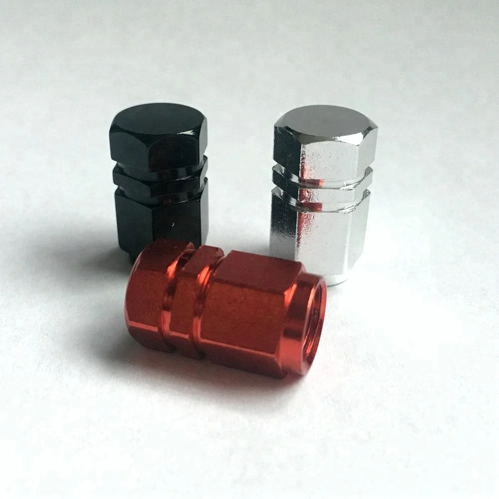 
Cutequeen 28pcs Black Aluminum Tire Rim Wheel Valve Stem Caps - Black Color 