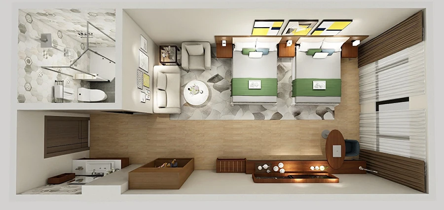 Customized Budget hotel furniture from china factory