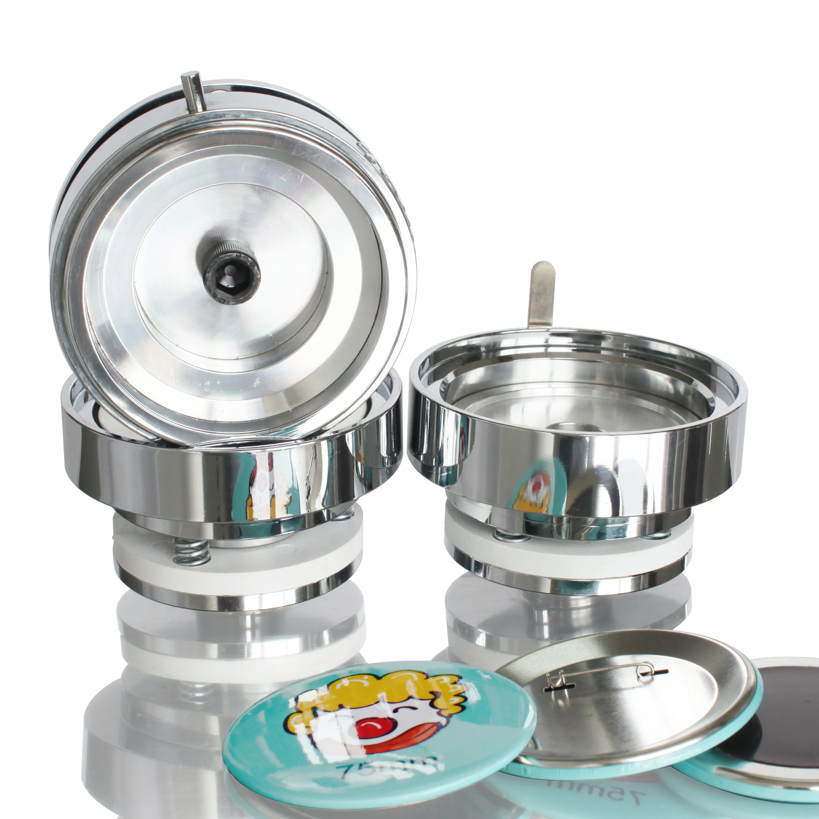 New Diameter 75mm Interchangeable Button Badge Making machine Mould