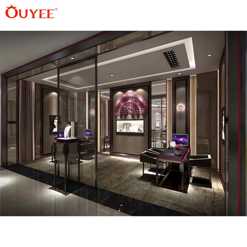 Retail Jewellery Counter Top Custom Pandora Wooden Jewelry Display For Shop Interior Design