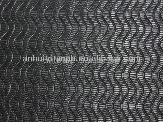 Rubber sheets with patterns for outsole