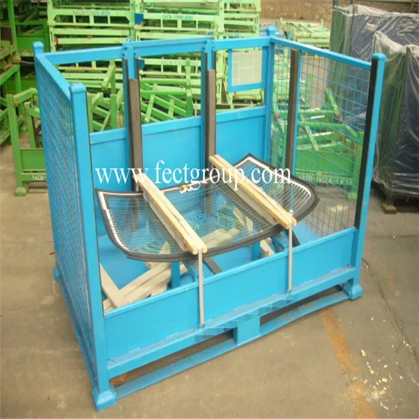 Industrial Equipment Steel metal storage Cargo Boxes Metal Pallet for tire storage from china steel pallets for sale