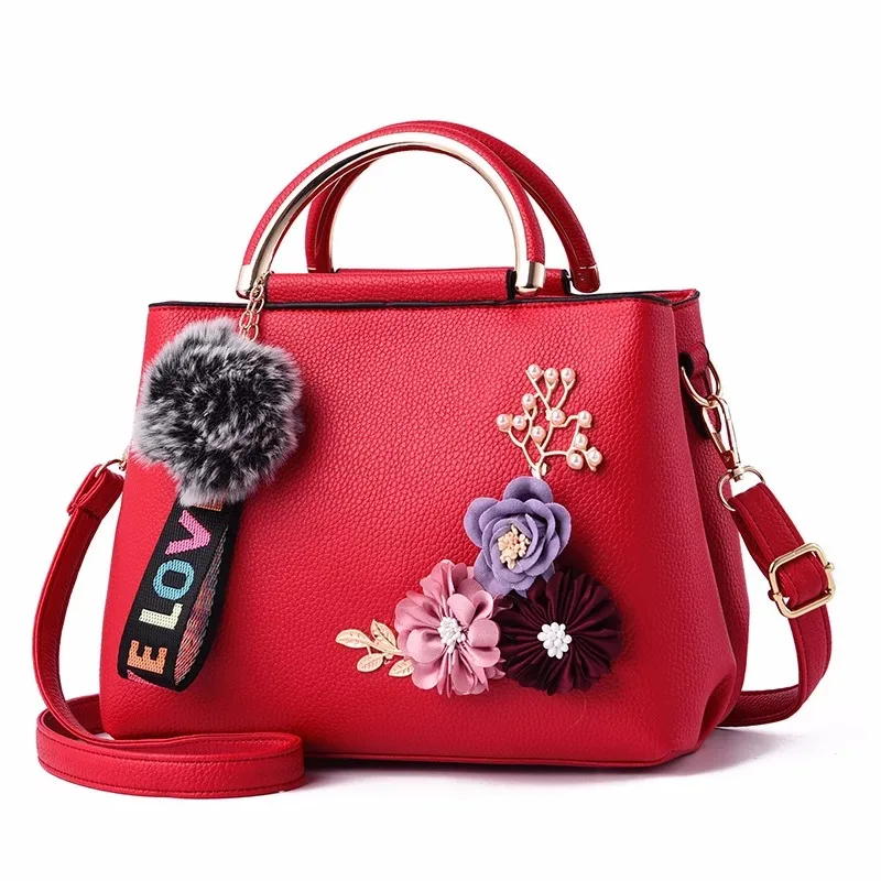 2018 New Trendy Lady Bags Rose Flower for wish Handbag in Guangzhou Bags