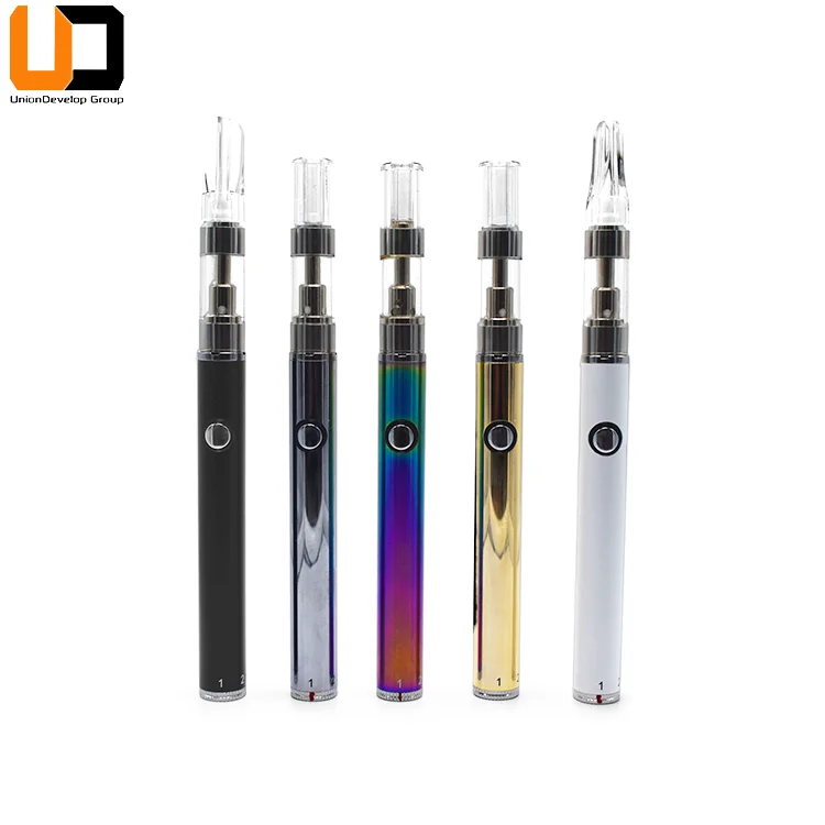 
Uniondevelop 510 thread 15s preheat vv big vapor rainbow cbd vape cartridge battery 