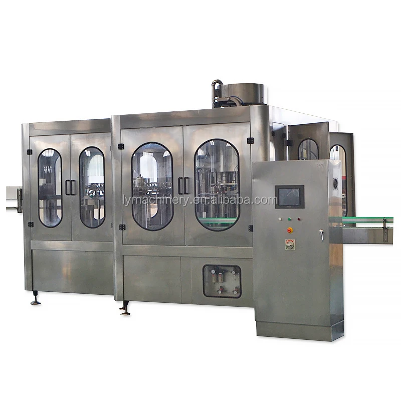 3 In 1 Automatic Glass Bottle Whisky Vodka Beer Production Line Filling Making Bottling Machine