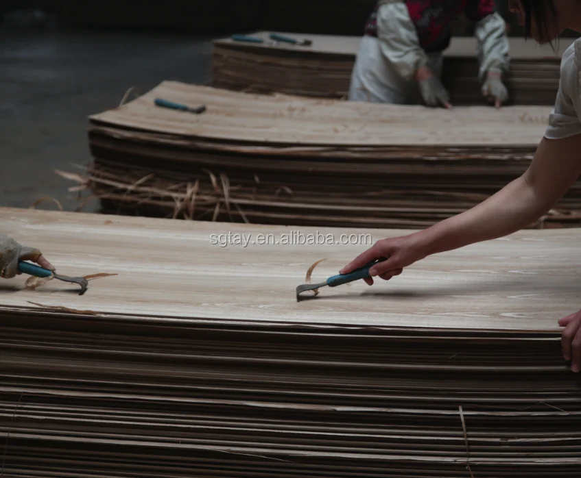 
Net Thickness Wood Texture Veneer MDF Panel Sheet for Door Decoration 