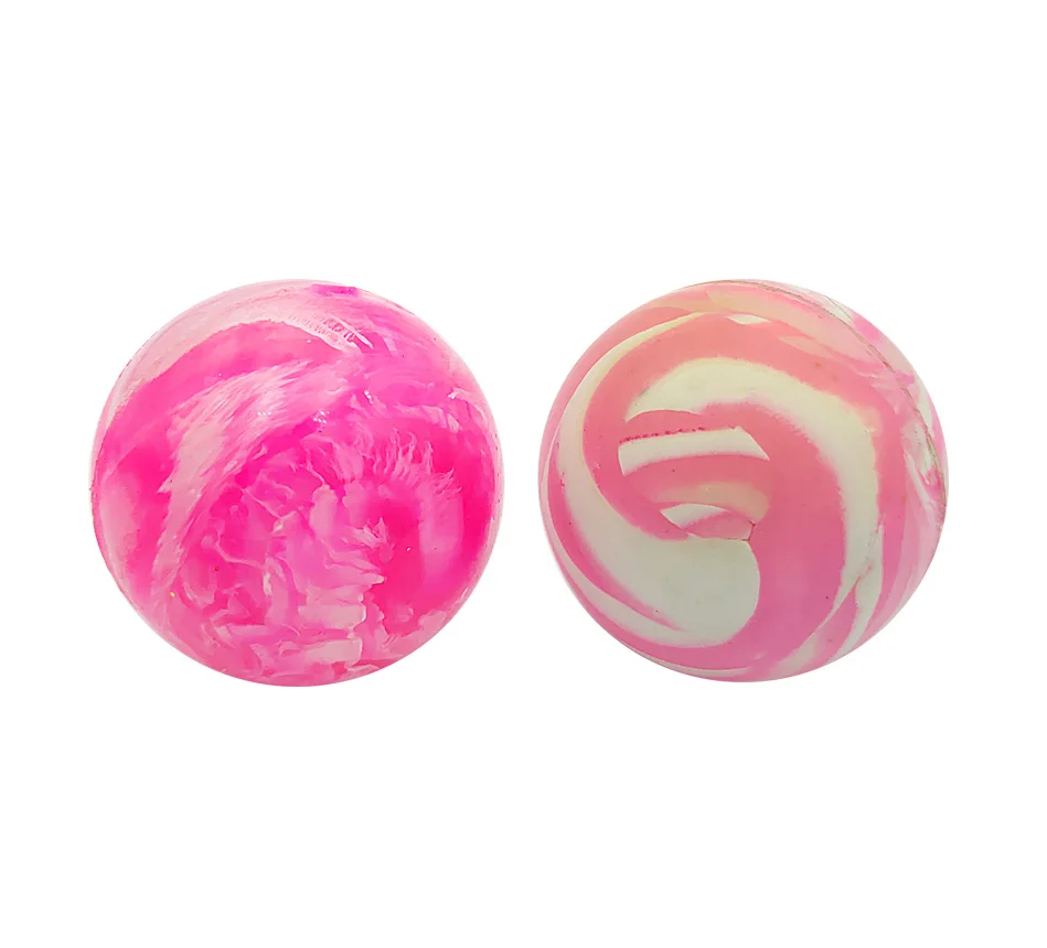 Wholesale assorted 45mm super bouncy balls rubber ball elastic ball for capsule vending machine