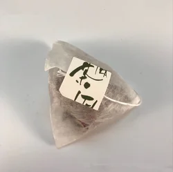 Biodegradable Triangle Heat Seal Empty Nylon corn fiber Mesh Pyramid Shaped Tea Bag