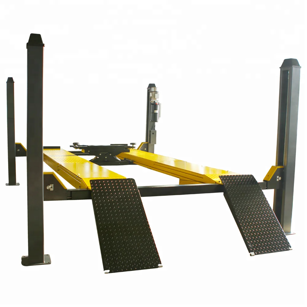 MT - FP 5050 Max lifting 5000kg 4 Post Car Lift with jack for wheel alignment