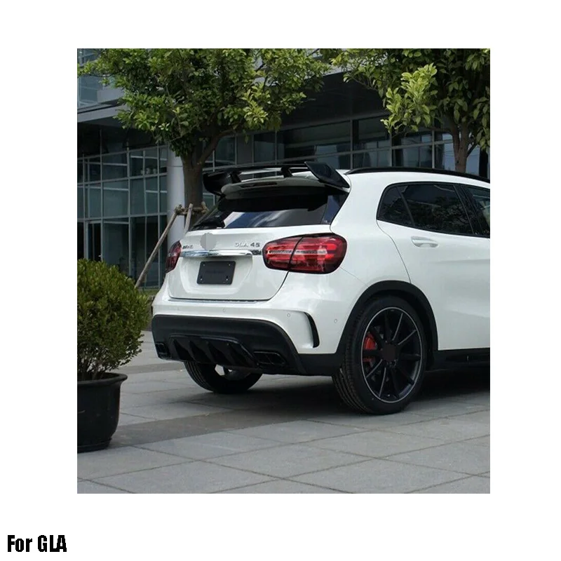 
ABS Spoiler Wing For GLA Class X156 GLA45 AMG GLA200 GLA220 Rear Spoiler 