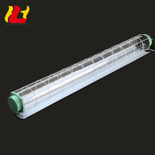 50watts 18W 20W Marin Double 0.6m 600mm 2Ft 4Ft 1200mm 1.2m Glass Body T8 LED Fluorescent Tube Explosion Proof Light Fittings