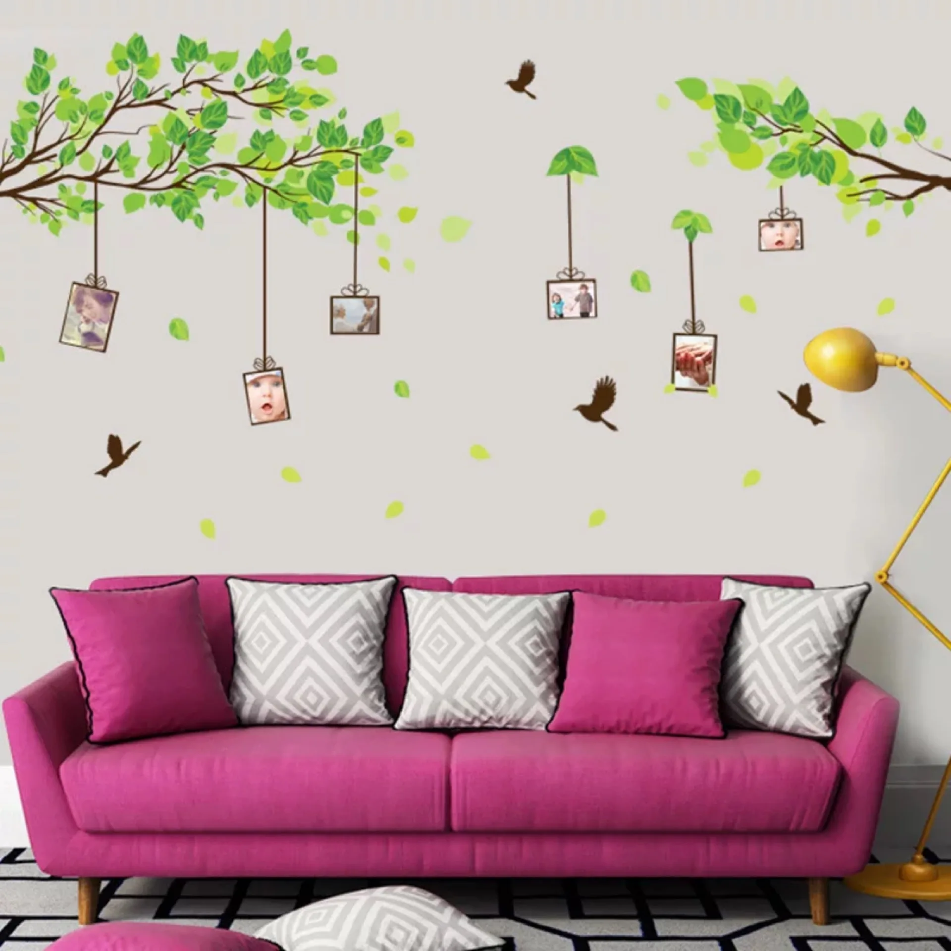 Grant Family Tree Wall Decal with Family Like Branches on a Tree Quote Wall Decal Tree Wall Sticker
