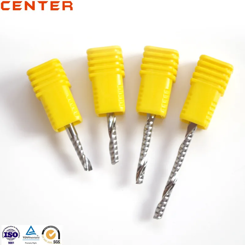 High Quality 3.175mm x 32mm Carbide 2 flute End Mill Bits, cnc Milling Cutters, Wood router bits for acrylic pvc mdf