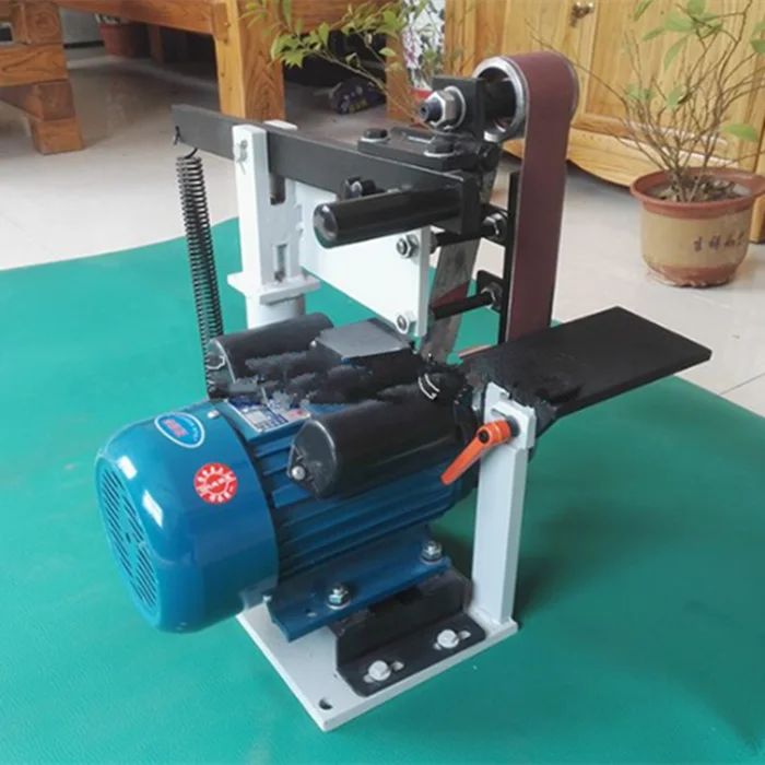 Belt Sander Machine Metalworking Grinding Machine Speed Regulation