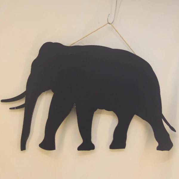 Barn Yard Pig Shaped Chalkboard Decorative Chalk Board Wood Sign