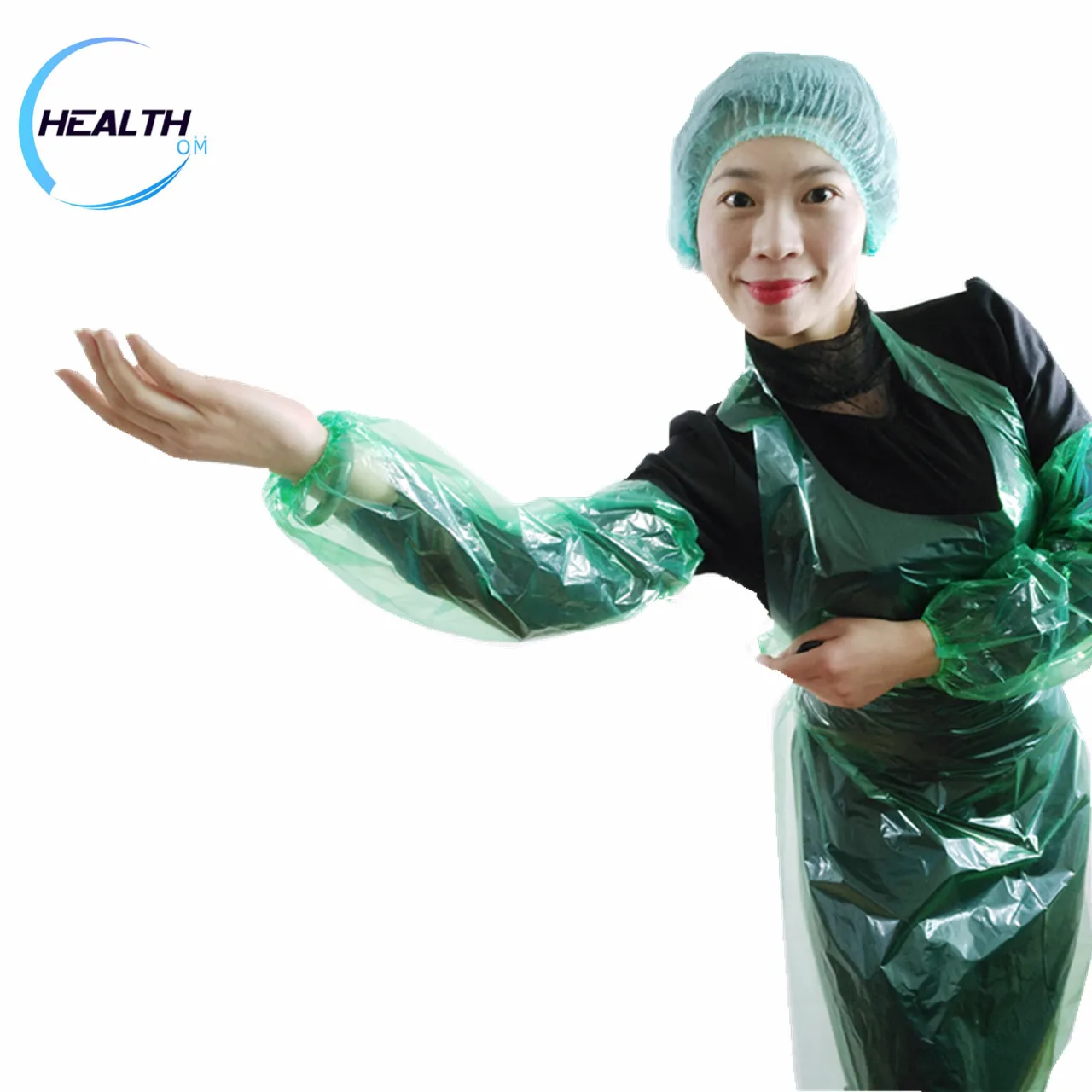 
disposable pe & cpe over sleeves elastic cuff sleeve covers with good protective 