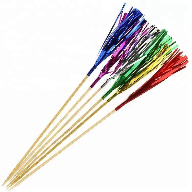 Wholesale Disposable Wooden Decorative Umbrella Picks Fireworks Food Picks