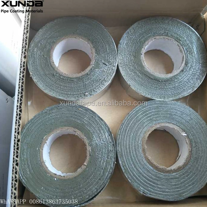 
 Серая цветная Бутилкаучуковая клейкая алюминиевая фольга Водонепроницаемая герметичная лента  