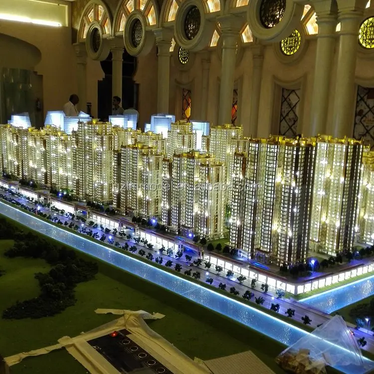 HO ARCHITECTURAL MODEL BUILDINGS MAKING