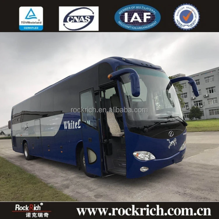 12m Long trip used bus brand new Luxury 50 seats passenger coach bus