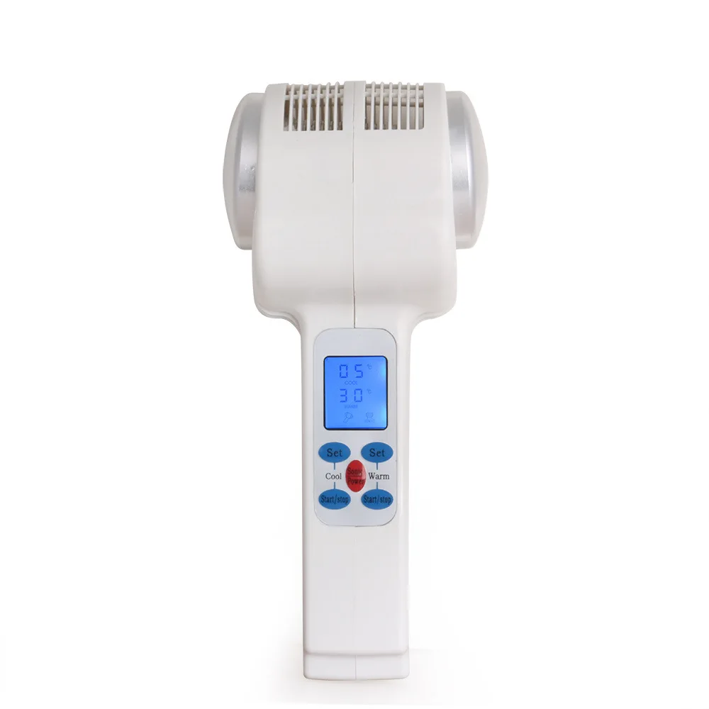 Home Use Face Care Digital Ultrasonic Beauty Instrument Hot Cold Hammer