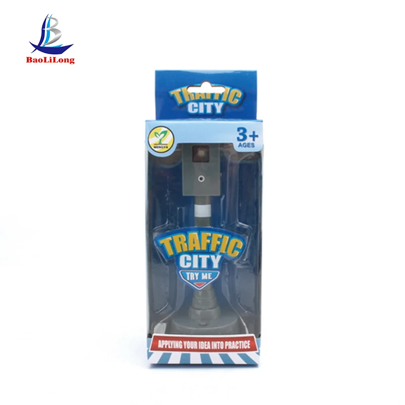 high quality simulation model battery operated toy with light and sound miniature traffic light kids traffic light toy
