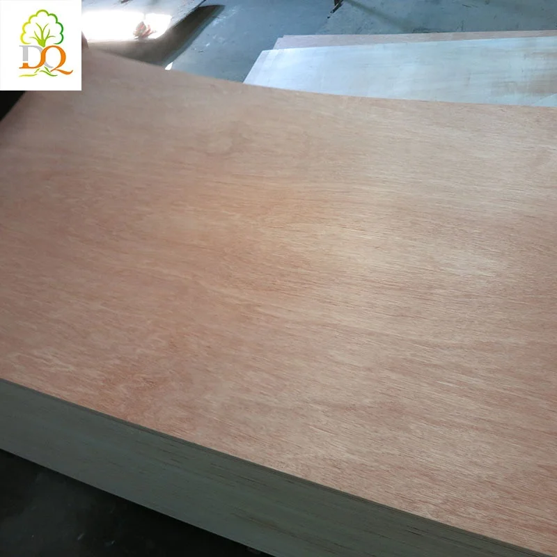 
Linyi factory timber wood furniture use commercial plywood export to Malaysia with holes 
