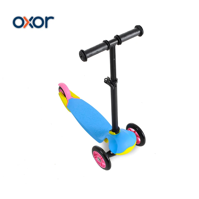 Child Mixed Color 3 Wheel Kids Foot Scooter Kick Scooters Foldable Durable Pedal Scooter