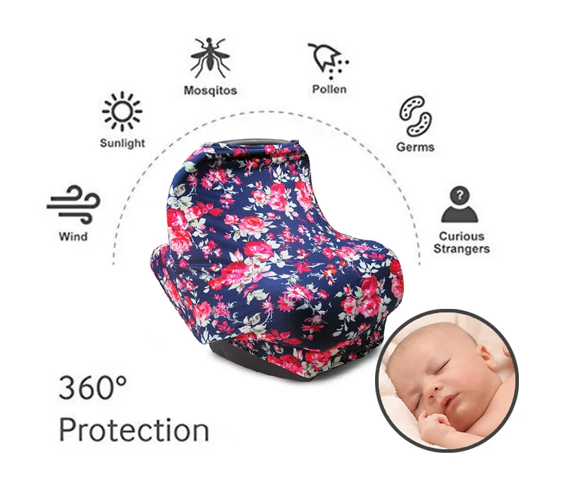 
Stretchy nursing cover cost-effective baby car seat cover canopy 
