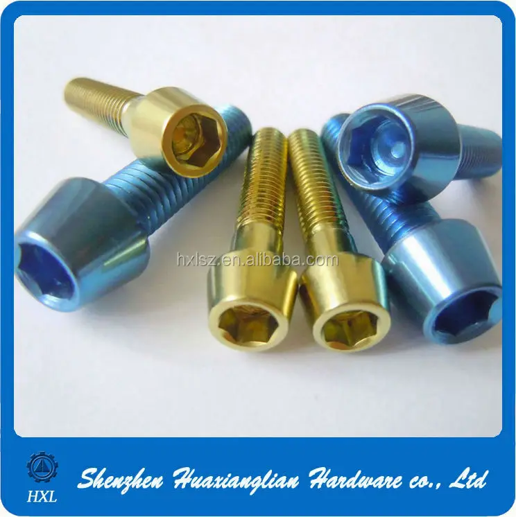 Different Types of High Tensile Hex Socket Head Titanium Screw