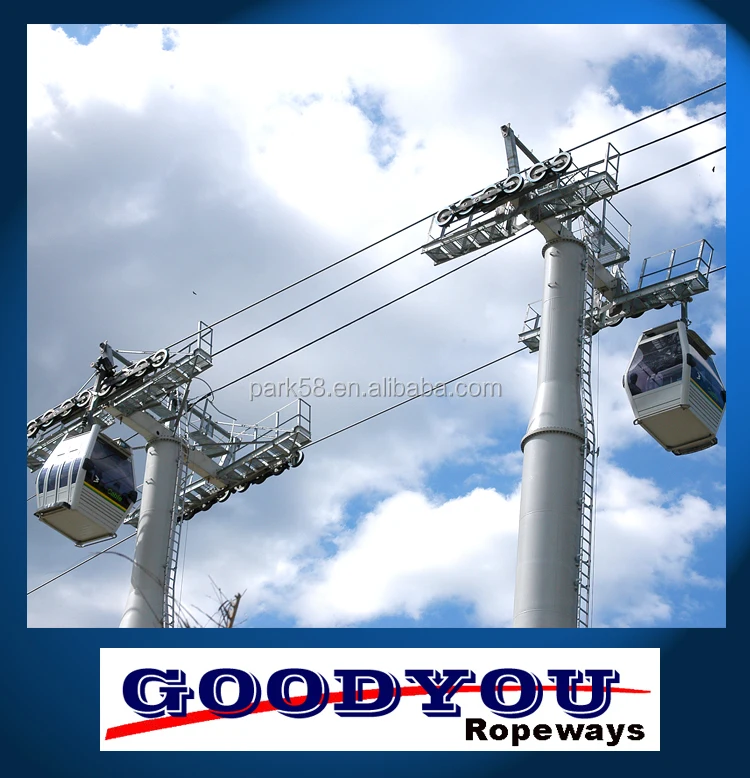 HIGH ALTITUDE Detachable Gondola passenger cable car Ropeways manufacturers