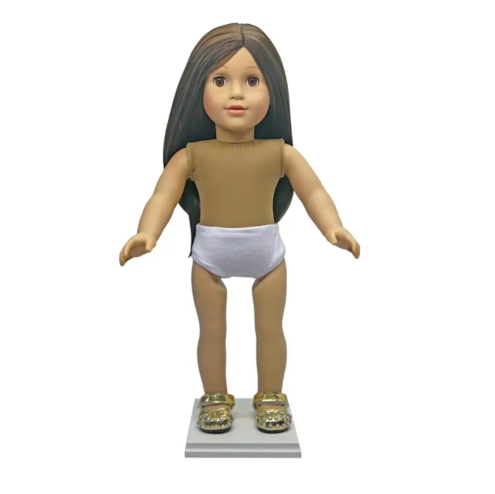 OEM 18 inch Custom Medium Skin African Ethnic  Girl Doll