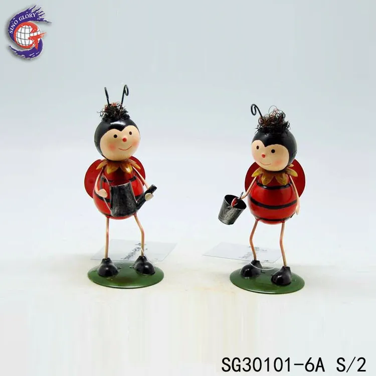 Садовый декор, божья коровка, металлические садовые украшения, оптовая продажа