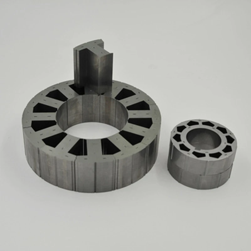 Factory direct supply of silicon steel stator and rotor 135-64 air compressor motor stator and rotor iron core punching high-spe